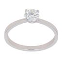 18ct White Gold 0.63ct Brilliant Cut Diamond Solitaire Ring