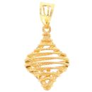 22ct Yellow Gold Wire Fancy Pendant