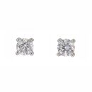 9ct White Gold 0.50ct Brilliant Cut Diamond Stud Earrings