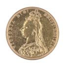 1888 Victoria Jubilee Head UK Full Sovereign Coin