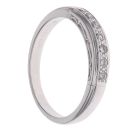 9ct White Gold 0.15ct Brilliant Cut Diamond Eternity Ring