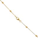 22ct Yellow Gold Dot Bead Chain 16"
