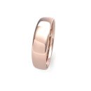 9ct Rose Gold Slight Court Wedding Band 5mm