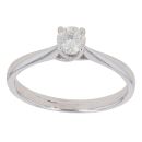 18ct White Gold 0.33ct Brilliant Cut Diamond Solitaire Ring