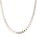 9ct Yellow Gold Curb Chain 18"
