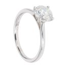 18ct White Gold Diamond Solitaire Ring
