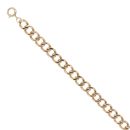 9ct Yellow Gold Curb Bracelet 8"