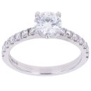 Platinum 1.15ct Brilliant Cut Lab Grown Diamond Solitaire Ring