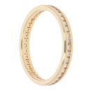 18ct Yellow Gold 0.50ct Brilliant Cut Diamond Full Eternity Ring