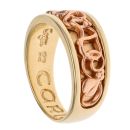 9ct Yellow and Rose Gold Cariad Clogau Ring