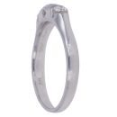 18ct White Gold 0.45ct Brilliant Cut Diamond Trilogy Ring