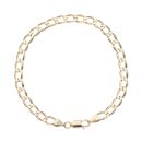 9ct Yellow Gold Curb Bracelet 7.5"