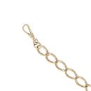 9ct Yellow Gold Albert Bracelet 9"