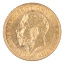 1912 George V Large Head UK Half Sovereign Coin