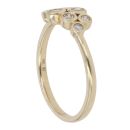 9ct Yellow Gold 0.20ct Brilliant Cut Diamond Fancy Ring