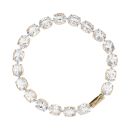 9ct Yellow Gold White Topaz Bracelet 7.5"