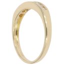 18ct Yellow Gold 0.25ct Brilliant Cut Diamond Half Eternity Ring