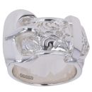Sterling Silver Buckle Ring