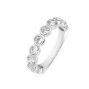 9ct White Gold 1.00ct Lab Grown Diamond Eternity Ring