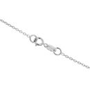 9ct White Gold 0.36cts Diamond And Sapphire Pear Cut Pendant And 18" Chain