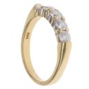 18ct Yellow Gold 1.00ct Brilliant Cut Diamond Five Stone Ring