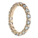 9ct Yellow Gold Blue Tourmaline Ring