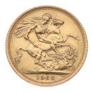1968 Elizabeth II First Portrait UK Full Sovereign Coin