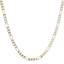 9ct Yellow Gold Figaro Chain 24"