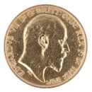 1903 Edward VII Large Head UK Half Sovereign Coin