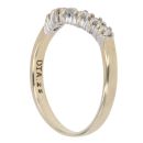 9ct Yellow Gold 0.25ct Brilliant Cut Diamond Wishbone Ring