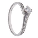 18ct White Gold 0.45ct Brilliant Cut Diamond Solitaire Ring