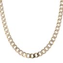 9ct Yellow Gold Curb Chain 20"