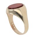 9ct Yellow Gold Carnelian Signet Ring
