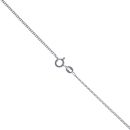 Silver Diamond Cut Curb Chain 18" by Icesia