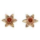 9ct Yellow and Rose Gold Clogau Daffodils Stud Earrings