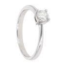 Platinum 0.33ct Diamond Solitaire Ring