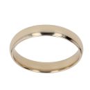 9ct Yellow Gold Plain Wedding Band 4mm