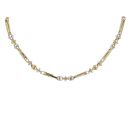 14ct Yellow And White Gold Double Fetter Link 24" Chain