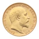 1908 Edward VII Large Head UK Half Sovereign Coin