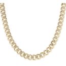14ct Yellow Gold Monaco Curb Classic Flex Chain 22"