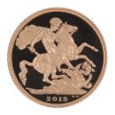 2015 Elizabeth II Fourth Portrait UK Full Sovereign Coin
