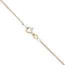 9ct Yellow Gold 0.35ct Brilliant Cut Diamond Solitaire Pendant And Chain 18"