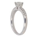 9ct White Gold 0.50ct Brilliant Cut Diamond Solitaire Ring