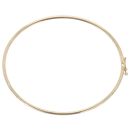 9ct Yellow Gold Oval Hinged Bangle