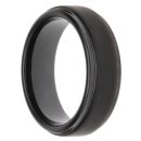 Unique & Co Tungsten Carbide Black 7mm Wedding Ring