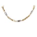 14ct Yellow and White Gold Chain 24"