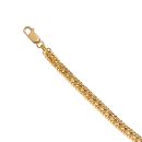 22ct Yellow Gold Infinity Fancy Bracelet 8.5"