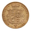 1876 Victoria Young Head UK Half Sovereign Coin