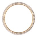14ct Yellow And White Gold 7.00ct Brilliant Cut Diamond Bangle