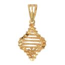 22ct Yellow Gold Kite Mesh Pendant